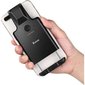 Eyoyo QR Code Scanner Bluetooth Barcode Scanner, Portable Back Clip Wireless 1D 2D UPC ISBN Inventory Barcode Reader PDF417 Data Matrix Code Compatible with iPhone, Android Phone