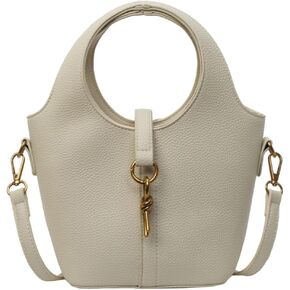 Women Bucket Bag PU Leather Hobo Bag Fashion Shoulder Crossbody Bag Vintage Tote Bag Small Handabg Purse