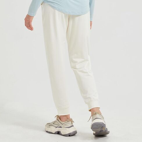 netdraw Women's Ultra-Soft Bamboo Viscose Sweatpants Cotton Lounge Yoga Jogger Tapered Pants in Kuwait