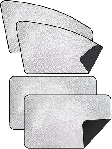 ZATOOTO Car Window Shades | Adjustable Extendable Rods for Custom Fit | Premium Blackout Car Curtain | Baby & Pet Sun Protection | Side & Rear Window Cover for SUVs, Vans, Trucks in Kuwait