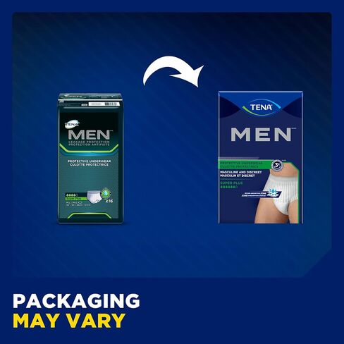 Tena Incontinence Underwear for Men, Protective, Medium/Large, 16 Count in Saudi Arabia