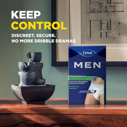 Tena Incontinence Underwear for Men, Protective, Medium/Large, 16 Count in Saudi Arabia