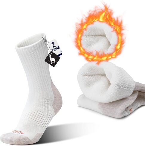 Alpaca Wool Boots Socks Men Women Thermal Warm Compression Cushioned Thick Winter Hunting Socks Hiking in Saudi Arabia