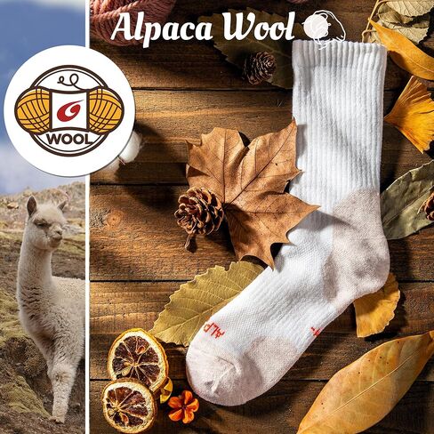 Alpaca Wool Boots Socks Men Women Thermal Warm Compression Cushioned Thick Winter Hunting Socks Hiking in Saudi Arabia