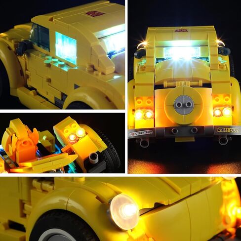 مجموعة إضاءة LED لمجموعة ليغو ترانسفورمرز بامبليبي، متوافقة مع ليغو 10338، تضيء لعبتك لمجموعة ترانسفورمرز بامبليبي ليغو (أضواء فقط، بدون نماذج) in Kuwait