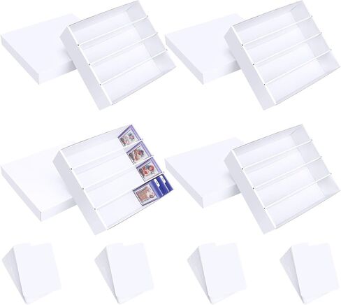 Trading Card Storage Box, 3200 Count Cardboard Storage Box with Divider for Sports, Tcg, Mtg Card(1 Pack) in Saudi Arabia