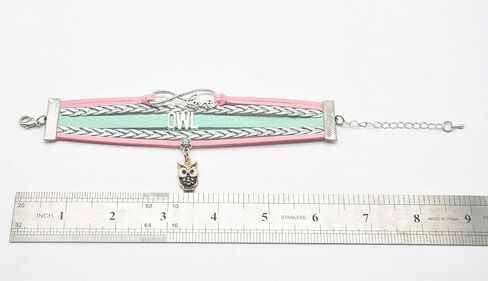 HCChanshi Owl Bracelet Cuff Infinity Love Cute Owl Gifts Owl Jewelry Bracelet Gifts For Owl lovers, Owl Teacher Gifts, Owl Friendship Gifts in Saudi Arabia