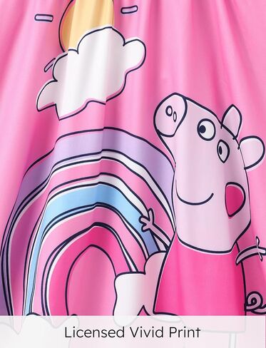 فستان Peppa Pig فساتين للفتيات الصغيرات بأكمام طويلة وطباعة شخصية لطيفة كاجوال للخريف ملابس أرجوانية لحفلات أعياد الميلاد in Saudi Arabia