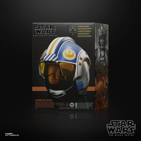 Star Wars The Black Series Carson Teva Premium Electronic Helmet with Advanced LED and Sound Effects, Ages 14 and Up in Saudi Arabia