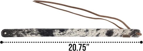 Adjustable Hatband for Cowboy Hats Handmade from Full Grain Leather, Rodeo Style, Furry in Kuwait