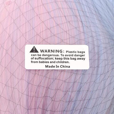 MapofBeauty Beautiful Long Wavy Harajuku Style Cosplay Wig (Light Blue/Light Purple/Pink) in Saudi Arabia