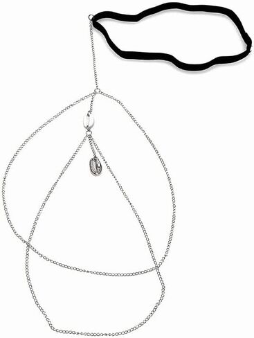 Fashion shell tassel double thigh chain women sexy beach bikini leg chain holiday elastic rope body chain jewelry in Saudi Arabia