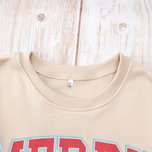 Christmas Women's Merry Graphic Sweatshirt Crewneck Xmas Holiday Sweater Shirt Oversized Pullover Top Winter Outfit in Saudi Arabia