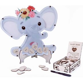 Fonder Mols Baby Shower Guest Book Alternatives - We Can Bearly Wait Baby Shower Decorations- Bear Party Reception Table Centerpiece Supplies (for 80 Guests)
