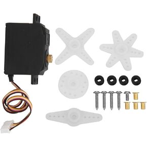 RC Metal Gear Servo, 12428 12423 Servo High Torque Replacement Upgrade Accessory Fit for Wltoys 12428 12423 RC Model Car Car Model Accessory Wltoys 12428 Servo