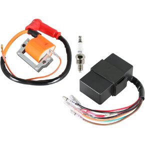 labwork Ignition Coil CDI Box Spark Plug Replacement for Yamaha G1 Gas 2 Cycle 1979-1986