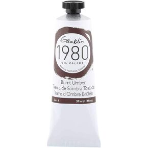 Gamblin 1980 Oil Burnt Umber 37Ml