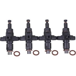 Solarhome 4PCS Fuel Injector 3040870R94 1081629R91 Compatible with Case International Tractors B275 B414 276 354 364 384 424 434 444 2300A 2424 2444 TD5 500 3414 BD154