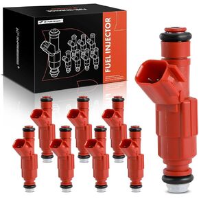 A-Premium Fuel Injectors Set of 8 Compatible with Dodge Ram 1500/Ram 1500 Van/Ram 2500 Van/Ram 3500 Van 2000-2003, Ram 2500/Ram 3500 2000-2002, Durango 2000-2003, Dakota 2000-2003, 5.9L