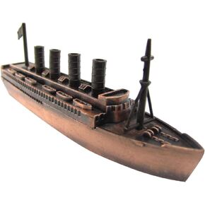 Treasure Gurus Metal Bronze Model Replica Cruise Ship Ocean Liner Die Cast Toy Pencil Sharpener