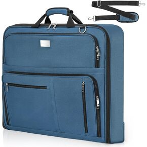 AKOZLIN Travel Luggage Garment Bag Foldable Hanging Suit Bag with Shoulder Strap For Men Women Business