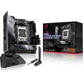 ASUS ROG Strix X570-I Gaming, X570 Mini-ITX Gaming Motherboard, AMD Ryzen 3000 with PCIe 4.0, WiFi 6 (802.11ax), Intel Gigabit Ethernet, SATA 6Gb/s