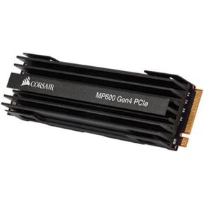 Corsair Force Series MP600 1TB M.2 NVMe PCIe x4 Gen4 SSD (سرعات قراءة متتالية تصل إلى 4,950 ميجابايت/ثانية وسرعات كتابة تصل إلى 4,000 ميجابايت/ثانية، عالية الكثافة 3D TCNAND) أسود in Kuwait