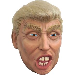 Adult Trump Halloween Mask with Hair