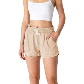 Love Tree Women's Juniors Mid Rise Casual Lounge Tencel Shorts