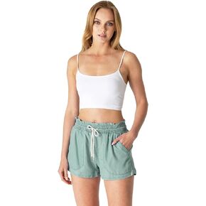 Love Tree Women's Juniors Mid Rise Casual Lounge Tencel Shorts