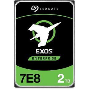 Seagate Exos 7E8 2TB Internal Hard Drive Enterprise HDD – CMR 3.5 Inch 512E SATA 6Gb/s 7200 RPM 256MB Cache for Enterprise, Data Center – Frustration Free Packaging (ST2000NM000A)