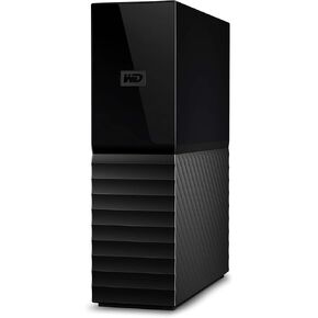 قرص صلب خارجي ماي بوك من ويسترن ديجيتال بسعة 16 تيرابايت، USB 3.0، قرص صلب خارجي مع حماية بكلمة مرور وبرنامج نسخ احتياطي تلقائي - WDBBGB0160HBK-NESN