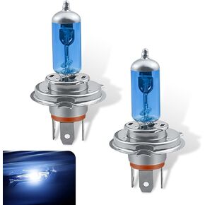 2 PCS H8 Automotive Halogen Bulb, DC12V 35W High-power 360° Ultra-white Light Condenser Cooling Fog Lamp, Integrated Design Modification Accessories, Suitable for Most Car Models (White)