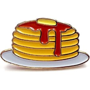 Pancakes Enamel Lapel Pin