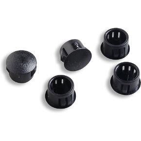 MBPF-1/2" 0.5 inch Locking Black Plastic Body and Sheet Metal Hole Plug Qty 50 PDR Paintless Dent Repair