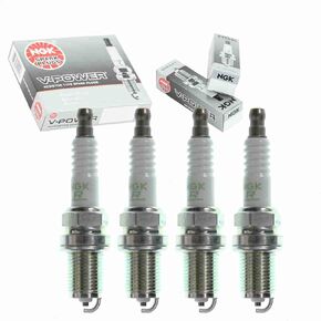 4 pc NGK V-Power Spark Plugs compatible with Mini Cooper 1.6L L4 2002-2008
