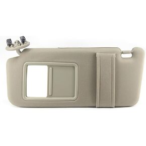 USTAR Beige Left Right Sun Visor Fit for Toyota Camry 2006 2007 2008 2009 2010 2011 with Sunroof and Lights 74320-06800-E0 74310-06770-E0 Pair Kit