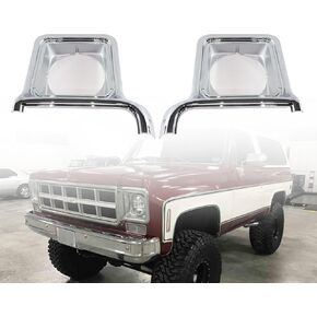 زوج (2) إطار حواف المصباح الأمامي لـ 1973-1978 بليزر بيك اب C35 C15 للسائق وجانب الركاب in Kuwait