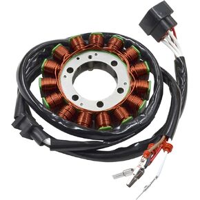 AHL Magneto Stator 15 Pole Coil for Kawasaki VN900 Vulcan 900 Classic / VN900 Vulcan 900 Classic LT 2006 2007 2008 2009 2010 2011 2012 2013 2014 2015 2016 2017
