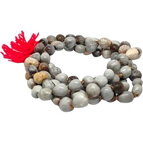 Vaijanti Vaijayanti Mala Rosary Seed Vaijayanti Mantra Japa Peace and Tranquility Original Necklace - Victory Mala prayer for Laxmi Lakshmi Vishnu Krishna pooja puja Religious Meditation Mala