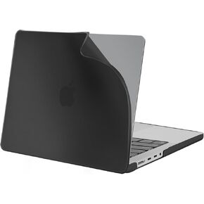 MOSISO Compatible with MacBook Pro 14 inch Case 2024-2021 M4 M3 M2 M1 A3112 A3185 A3401 A2918 A2992 A2779 A2442, Shockproof Anti-Fingerprint Scratch Resistant PP Matte Soft Case Cover, Pink