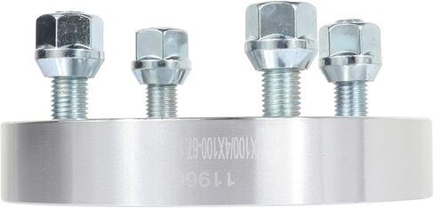 ECCPP 4X 1 inch Wheel Spacers 4 Lug 4x100mm to 4x100mm with 12x1.5 Studs 67.1mm fits for 2004-2011 for Aveo 2005-2010 for Cobalt 2013-2019 for Spark 1999-2002 for Lanos 1999-2002 for Nubira in Saudi Arabia