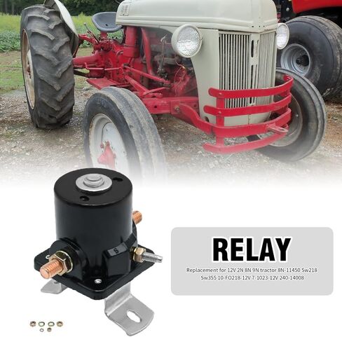 SFD6025 مرحل الملف اللولبي 12 فولت مع استبدال 3 محطات لجرار Ford 2N 8N 9N 8N-11450 SW218 SW355 10-FO218-12V 7-1023-12V 240-14008 in Saudi Arabia