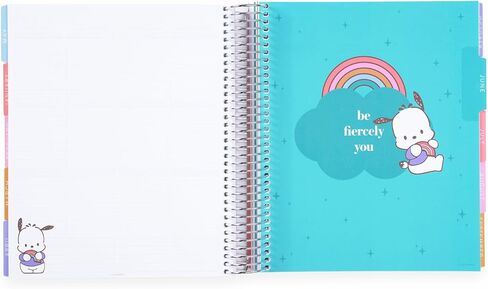 Hello Kitty 12-Month Weekly and Monthly Life Planner (Jan - Dec 2025), 7" x 9" Spiral Planner, Vertical Layout, Platinum Coil, Hello Kitty Meadows Covers, Hello Kitty Pages by Erin Condren in Saudi Arabia