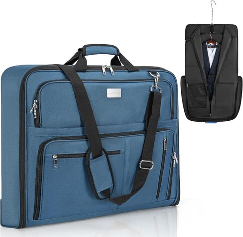 اكوزلين حقيبة سفر للملابس قابلة للطي للتعليق مع حزام كتف للرجال والنساء للعمل in Kuwait