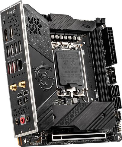 MSI MEG Z690I Unify Gaming Motherboard (Mini ITX, 12th Gen Intel Core, LGA 1700 Socket, DDR5, PCIe 5, 2.5G LAN, M.2 Slots, Wi-Fi 6E) in Saudi Arabia
