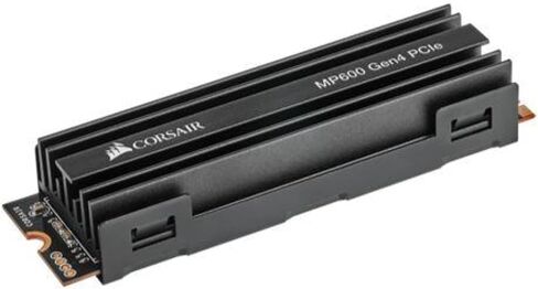 Corsair Force Series MP600 1TB M.2 NVMe PCIe x4 Gen4 SSD (سرعات قراءة متتالية تصل إلى 4,950 ميجابايت/ثانية وسرعات كتابة تصل إلى 4,000 ميجابايت/ثانية، عالية الكثافة 3D TCNAND) أسود in Saudi Arabia