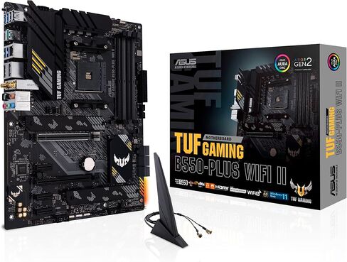 Asus ROG Strix B550-F Gaming WiFi II AMD AM4 (3rd Gen Ryzen) ATX Gaming Motherboard (PCIe 4.0,WiFi 6E, 2.5Gb LAN, BIOS Flashback, HDMI 2.1, Addressable Gen 2 RGB Header and Aura Sync) in Kuwait