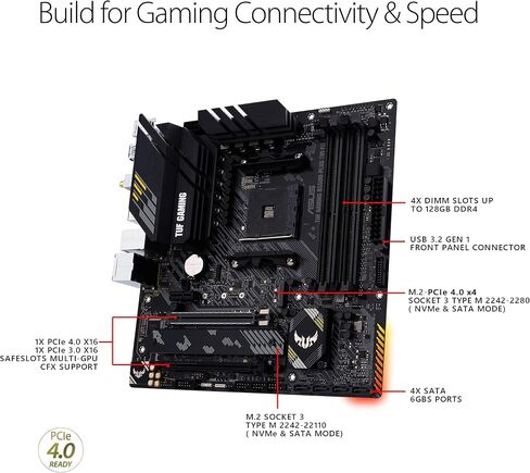 Asus ROG Strix B550-F Gaming WiFi II AMD AM4 (3rd Gen Ryzen) ATX Gaming Motherboard (PCIe 4.0,WiFi 6E, 2.5Gb LAN, BIOS Flashback, HDMI 2.1, Addressable Gen 2 RGB Header and Aura Sync) in Kuwait