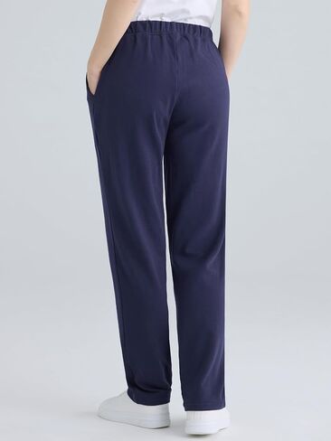 Weintee Women's 34" Inseam Tall Knit Pants with Pockets in Kuwait